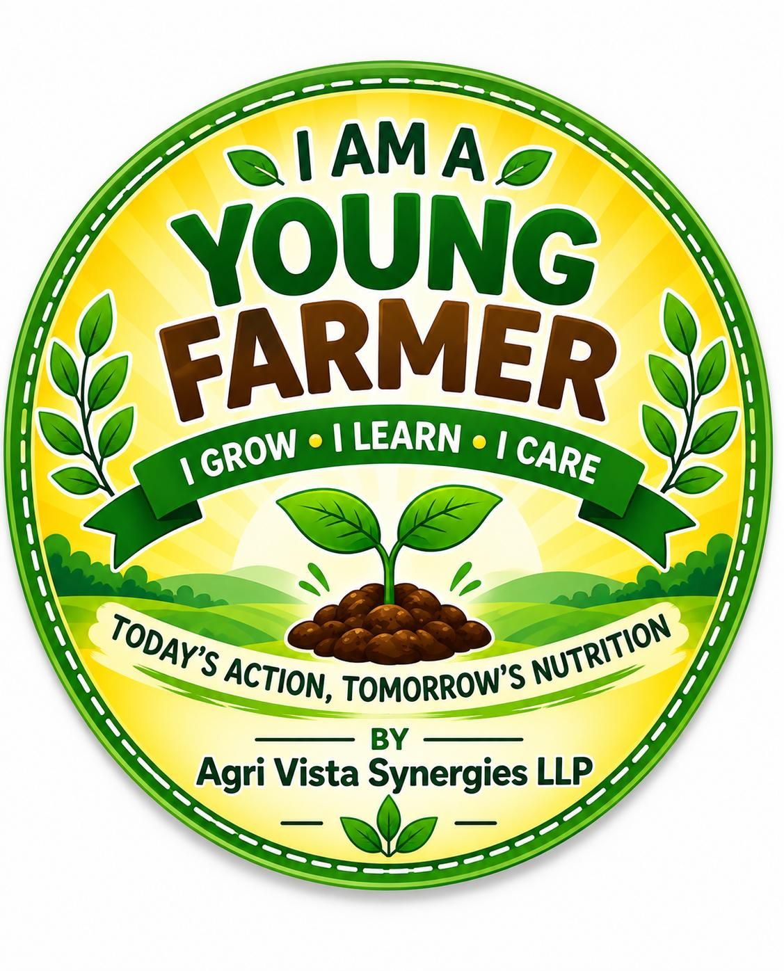 I am a Young Farmer badge